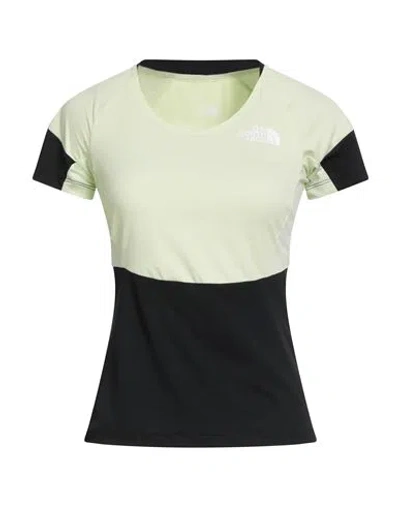 The North Face Woman T-shirt Lime Green Size S Polyester, Elastane In Green