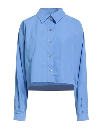 Barena Venezia Barena Woman Shirt Sky Blue Size 6 Cotton In Blue