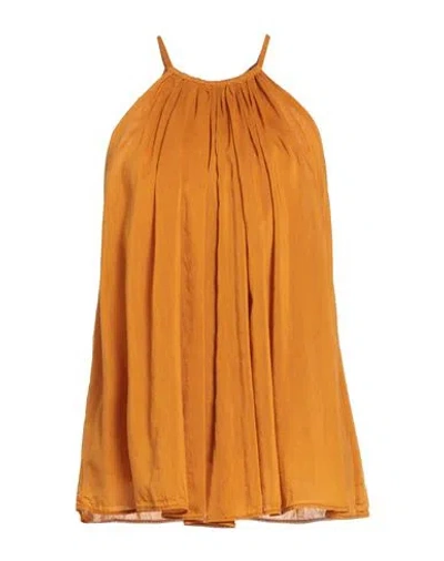 Forte Forte Forte_forte Woman Top Rust Size 3 Cotton, Silk In Multi