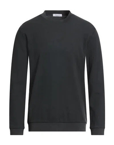 Wool & Co Man Sweatshirt Black Size Xxl Cotton In Multi