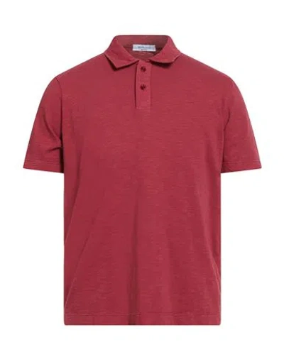 Wool & Co Man Polo Shirt Brick Size Xxl Cotton In Red