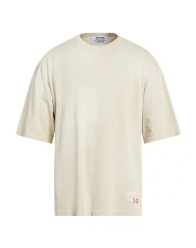 Denham Archive Uniform Man T-shirt Beige Size L Cotton In Multi