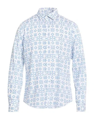 At.p.co At. P.co Man Shirt White Size 16 ½ Cotton In Multi