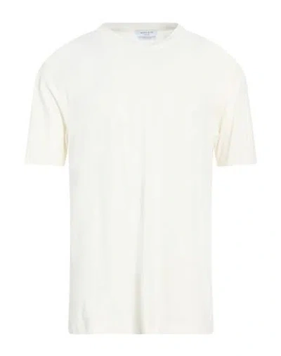 Wool & Co Man T-shirt White Size L Cotton In White