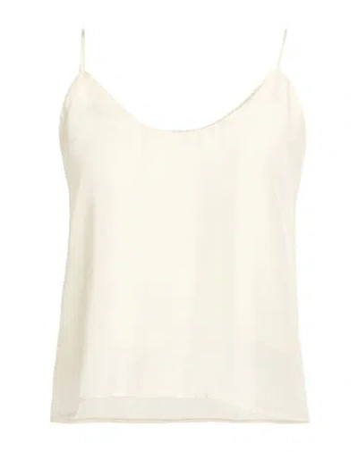 Forte Forte Forte_forte Woman Top Ivory Size 1 Silk In White