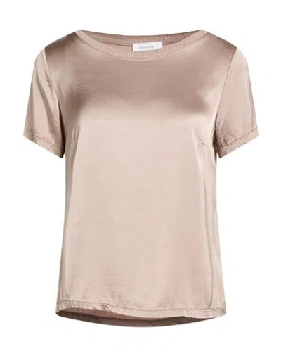 Daniele Fiesoli Collezione N_01 Woman Top Taupe Size Xs Viscose, Elastane In Pink