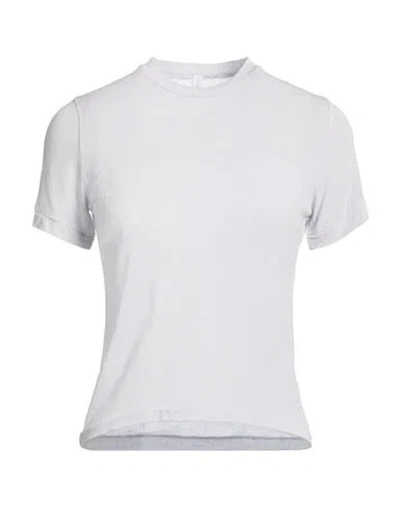 Daniele Fiesoli Collezione N_01 Woman T-shirt Light Grey Size L Viscose, Nylon, Cashmere, Elastane In Gray