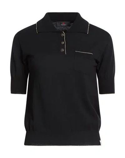 Peuterey Woman Sweater Black Size L Cotton In Black