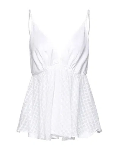 Forte Forte Forte_forte Woman Top White Size 1 Cotton, Silk In White