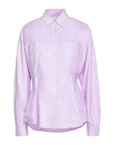 Forte Forte Forte_forte Woman Shirt Mauve Size 3 Cotton In Purple