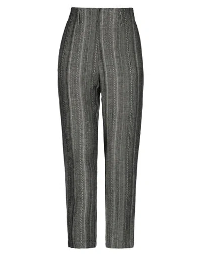 Forte Forte Forte_forte Woman Pants Black Size 2 Linen, Cotton In Black