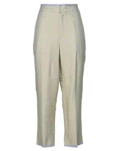 Forte Forte Forte_forte Woman Pants Pastel Yellow Size 3 Linen, Cupro, Lyocell In Neutral