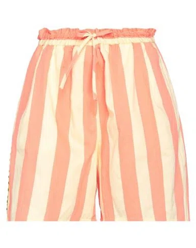 Forte Forte Forte_forte Woman Shorts & Bermuda Shorts Pastel Yellow Size 3 Polyester, Cotton In Orange