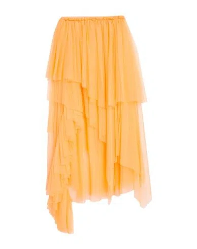Forte Forte Forte_forte Woman Maxi Skirt Orange Size 2 Polyester In Orange