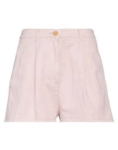 Forte Forte Forte_forte Woman Denim Shorts Light Pink Size 00 Cotton, Hemp In Gray