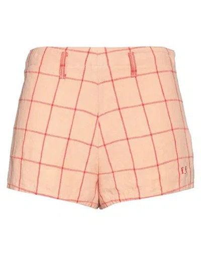 Forte Forte Forte_forte Woman Shorts & Bermuda Shorts Salmon Pink Size 3 Linen In Pink