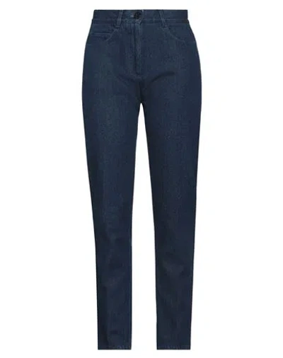 Forte Forte Forte_forte Woman Jeans Blue Size 00 Cotton In Blue