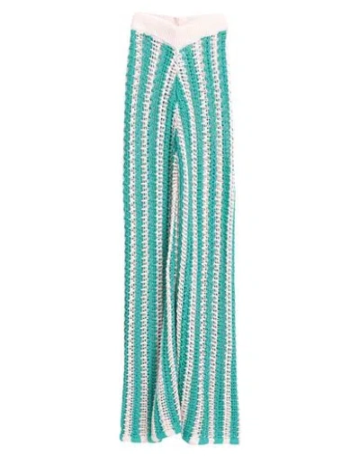 Forte Forte Forte_forte Woman Pants Green Size 1 Cotton In Green