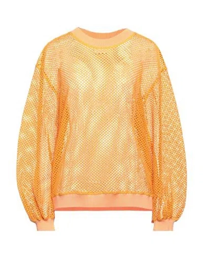 Forte Forte Forte_forte Woman Sweater Orange Size 0 Cotton, Elastane In Orange