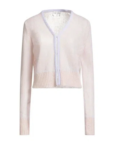 Forte Forte Forte_forte Woman Cardigan Lilac Size 3 Polyamide, Mohair Wool, Wool In Neutral