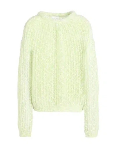 Forte Forte Forte_forte Woman Sweater Light Green Size 2 Mohair Wool, Cotton, Polyamide, Wool In Green