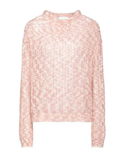 Forte Forte Forte_forte Woman Sweater Antique Rose Size 2 Mohair Wool, Cotton, Polyamide, Wool In Pink