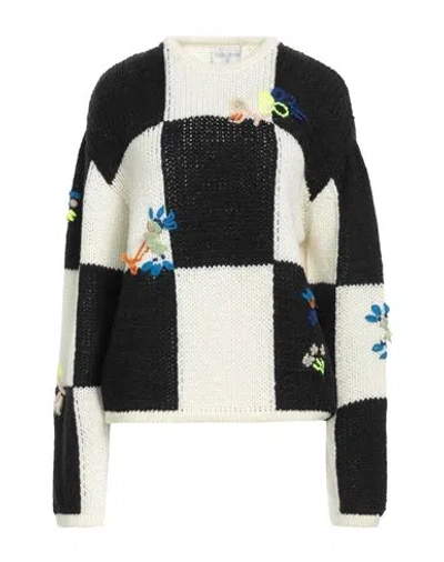 Forte Forte Forte_forte Woman Sweater Black Size 3 Virgin Wool, Cotton, Polyamide, Acrylic, Mohair Wool In Black