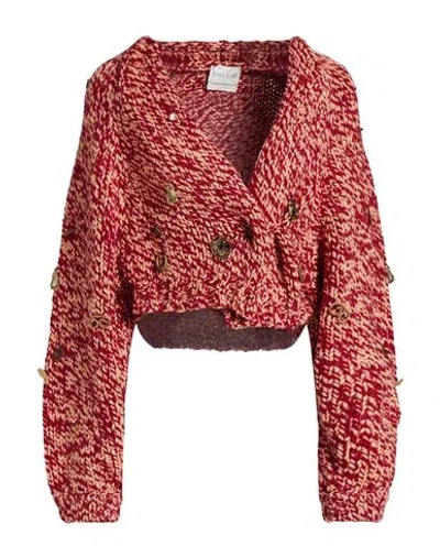 Forte Forte Forte_forte Woman Cardigan Red Size 2 Virgin Wool, Polyamide In Red