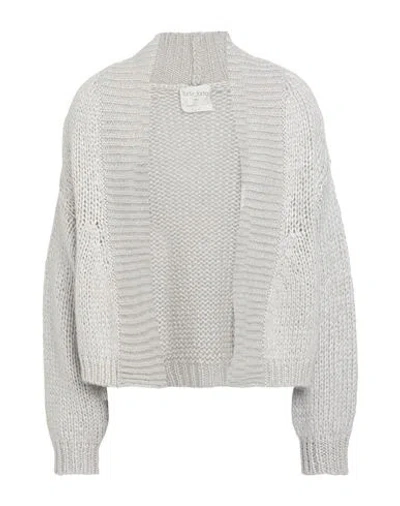 Forte Forte Forte_forte Woman Cardigan Light Grey Size 3 Silk, Mohair Wool, Cashmere In Gray