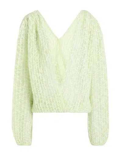 Forte Forte Forte_forte Woman Cardigan Light Green Size 2 Mohair Wool, Cotton, Polyamide, Wool In Green