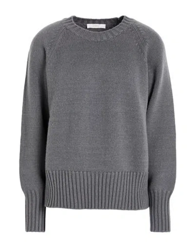 Fedeli Woman Sweater Grey Size 10 Cashmere In Gray