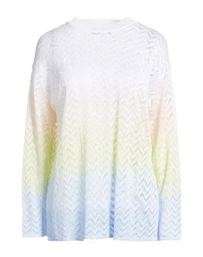 Missoni Woman Sweater Lime Green Size 10 Viscose In Multi