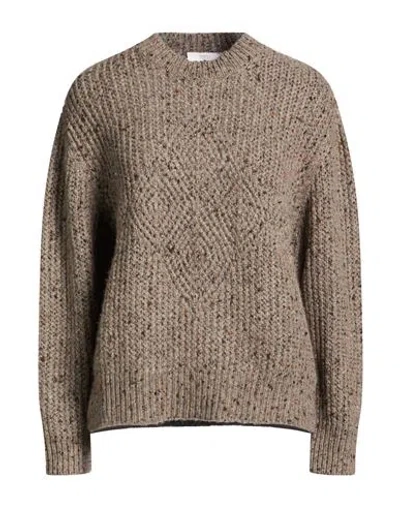 Fedeli Woman Sweater Grey Size 6 Cashmere In Gray