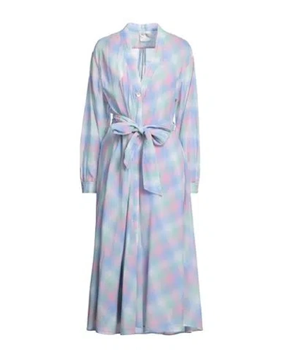 Forte Forte Forte_forte Woman Midi Dress Light Green Size 3 Cotton In Green