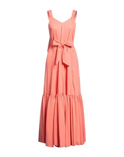 Forte Forte Forte_forte Woman Maxi Dress Coral Size 3 Polyester, Cotton In Pink