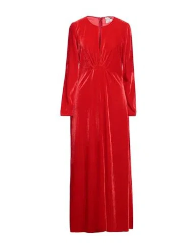Forte Forte Forte_forte Woman Maxi Dress Red Size 3 Viscose, Polyamide In Red