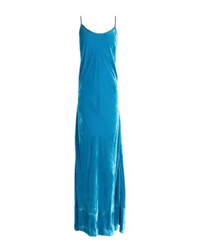Forte Forte Forte_forte Woman Maxi Dress Azure Size 0 Viscose, Polyamide In Blue