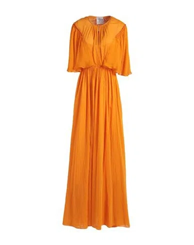 Forte Forte Forte_forte Woman Maxi Dress Orange Size 1 Cupro In Orange