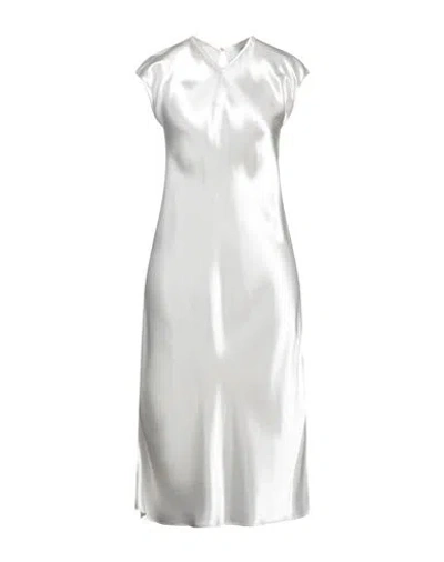 Forte Forte Forte_forte Woman Midi Dress Ivory Size 0 Viscose In Multi