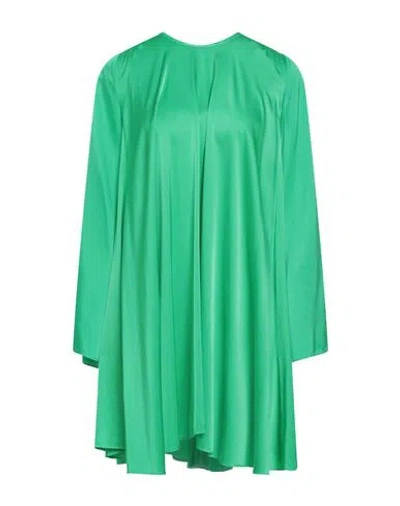Forte Forte Forte_forte Woman Mini Dress Green Size 0 Silk, Elastane In Green