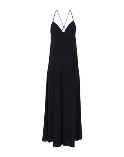 Forte Forte Forte_forte Woman Maxi Dress Black Size 0 Acetate, Silk In Black