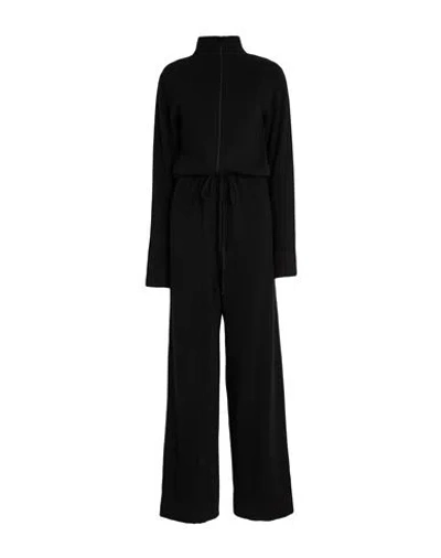 Roberto Collina Woman Jumpsuit Black Size S Merino Wool In Black