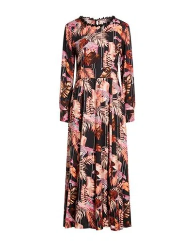 Connor & Blake Woman Maxi Dress Salmon Pink Size Xl Viscose In Pink