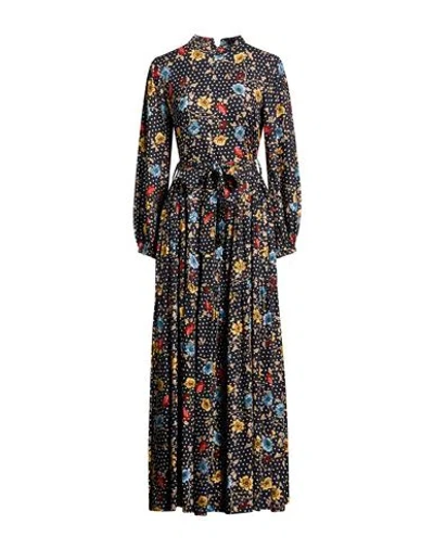 Connor & Blake Woman Maxi Dress Black Size Xl Viscose In Black