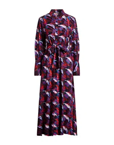 Connor & Blake Woman Maxi Dress Magenta Size L Viscose In Purple