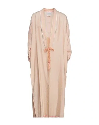 Forte Forte Forte_forte Woman Overcoat & Trench Coat Apricot Size 1 Linen, Cupro, Lyocell In Orange