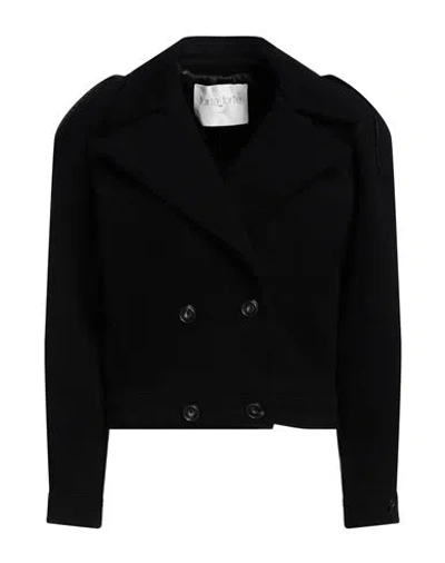 Forte Forte Forte_forte Woman Coat Black Size 3 Virgin Wool In Black