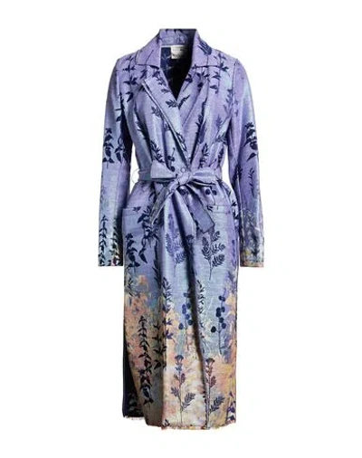 Forte Forte Forte_forte Woman Overcoat & Trench Coat Mauve Size 2 Viscose, Polyester, Cotton In Purple