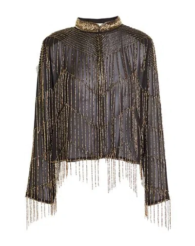 Forte Forte Forte_forte Woman Jacket Black Size 0 Polyester, Glass In Gray