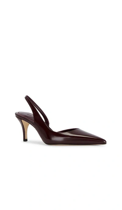Paige Aven Slingback Pump In Burgundy